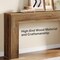 63" Rustic Console Table with Fluted Design Sofa Table for Entryway Hallway